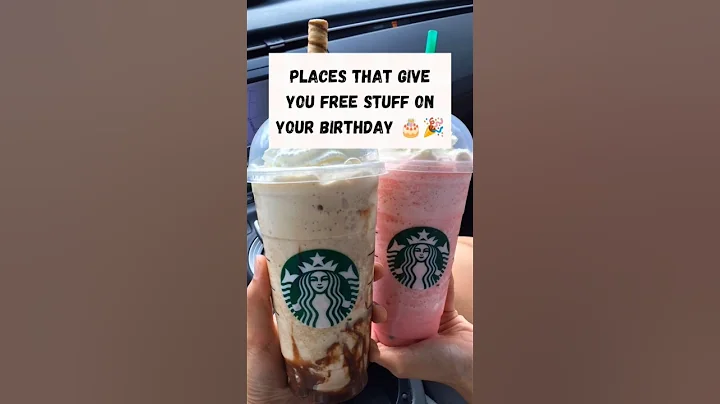 Places That Give You Free Stuff on Your Birthday 🎂🎉 || aesthetic aura #shorts #birthday #starbucks