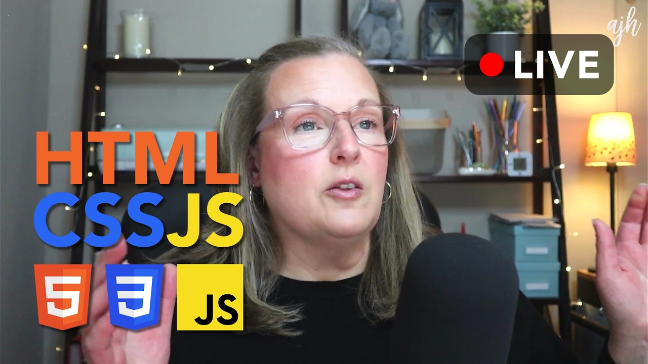 LIVE 🟡 Real Frontend Dev Project | HTML CSS JavaScript | Part 2 - YouTube