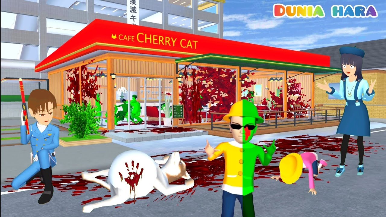 Hah? Melahirkan Baby Zombie ? 😰😱 Semua Orang Jadi Zombie | Polisi Yuta Mio | Sakura School Simulator