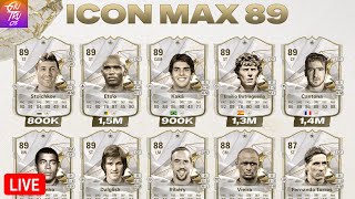 EA FC 24 Max 89 Icon Upgrade SBC: All players you can get