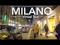 Walking in Milan from Corso Vercelli to Wagner | Shopping Street of Italy November 2021 4K25fps