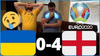 RUSSIAN FAN reacting to UKRAINE VS ENGLAND 0-4 EURO 2020 Quarterfinals Match.