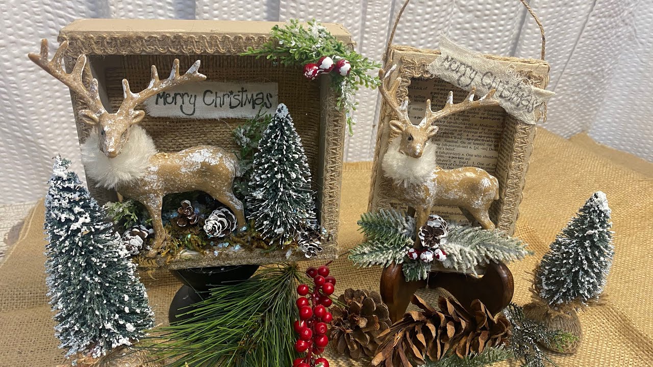 How to Create Woodland themed Decor with Dollar Tree Canvases