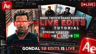 🔴 LIVE —Pubg LObby Video Editing Tutorial GONDAL SB EDITS | #live #editinglive #aftereffects #edit
