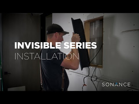 Sonance Invisible Series Product Installation 