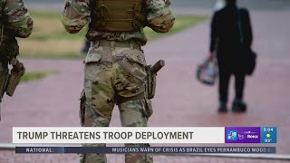 Pentagon says some Guard units in Washington, D.C now carrying firearms as Trump targets more cities