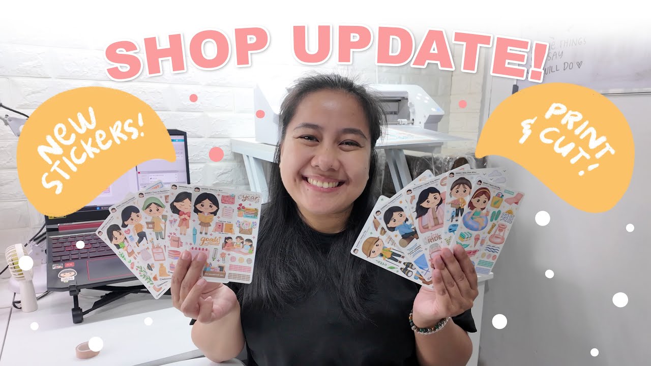 Studio Vlog: Making New Planner Sticker Sheets for a Shop Update