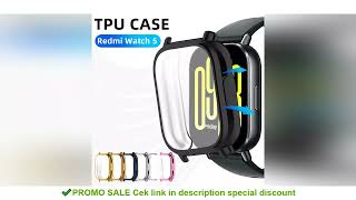 Case for Xiaomi Redmi Watch 5 Active/Lite Screen Protector Case Soft TPU All-Around Protective Bumpe screenshot 1