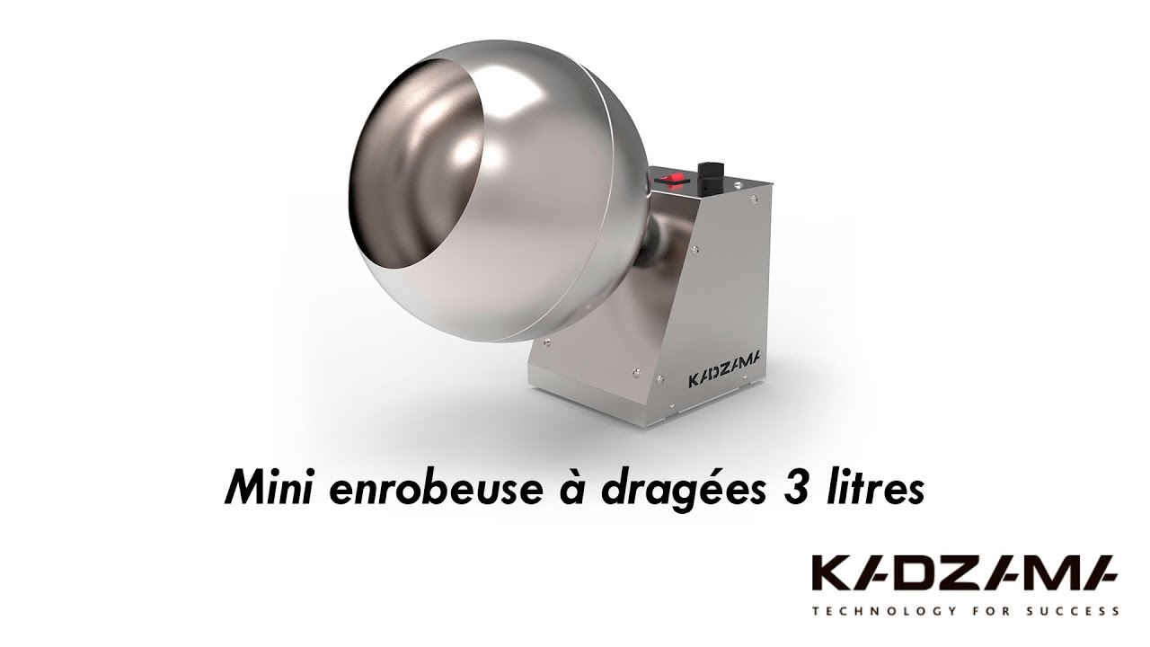 Mini enrobeuse à dragées 3 litres | KADZAMA