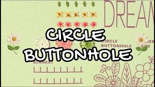 'Circle Buttonhole' Stitch