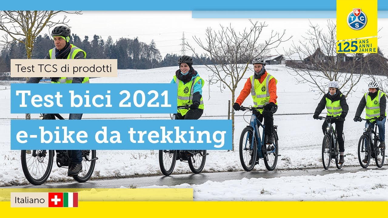 e-bike da trekking:test comparativo 2021 - TCS Svizzero