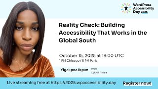Reality Check: Building Accessibility That Works in the Global South screenshot 4