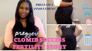 PREGNANT! CLOMID SUCCESS ! FERTILITY STORY!