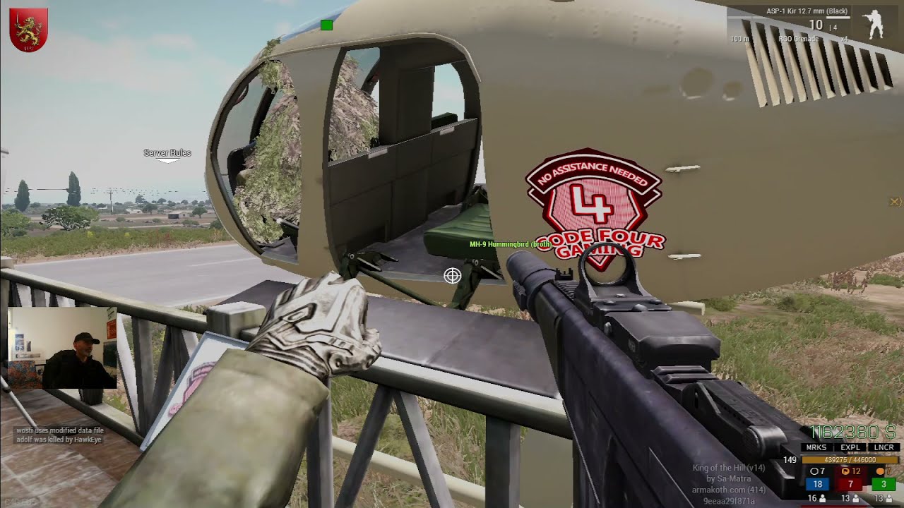 1337 / Arma 3 King of the Hill @CodeFourGaming EU #5 : Level Up 150 !