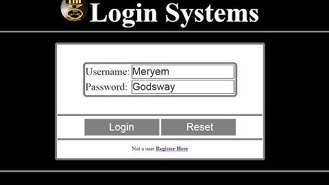 Overview of How to Create a Login System Using PHP and MySQL