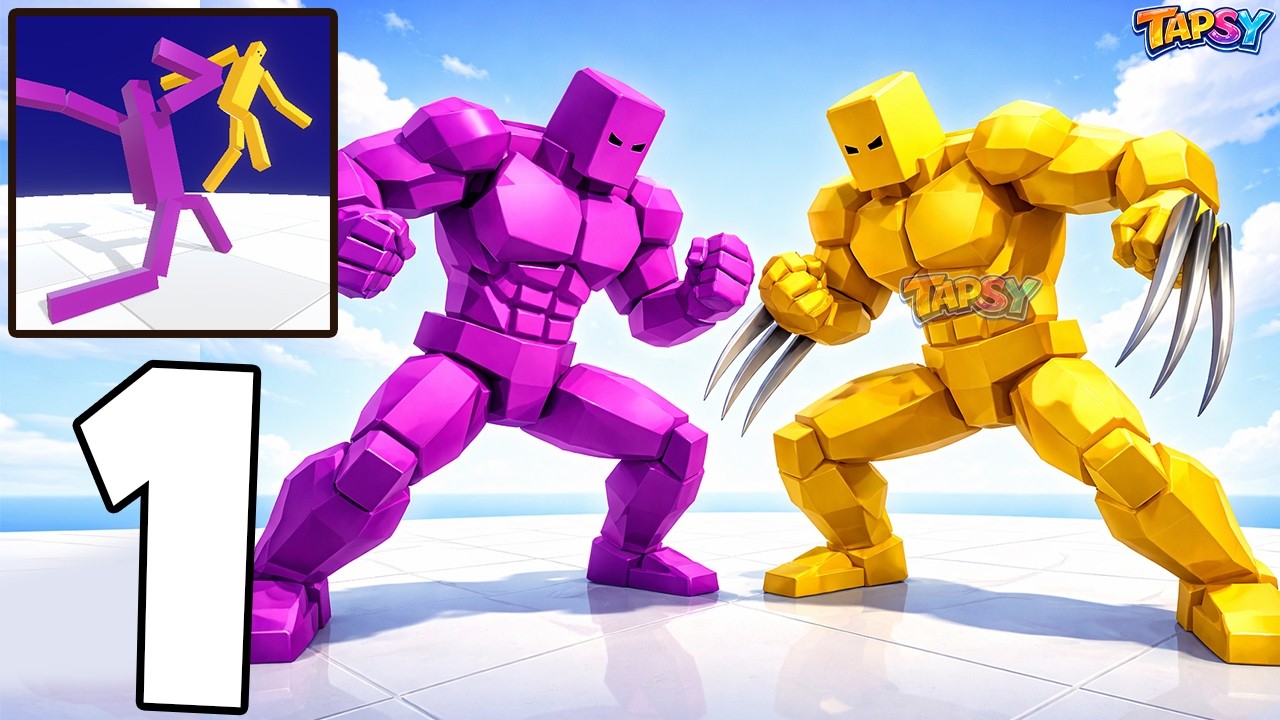 🔥Tackle Battle Gameplay Walkthrough Part 1 – Crazy Power Tackles (Android,iOS)