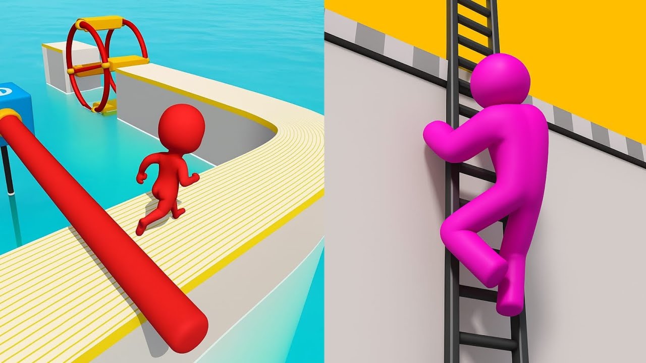 Fun Race 3D VS Ladder Master 🏃‍♂️🪜 | Epic Mobile Game Showdown!