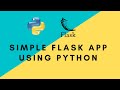 Make A Simple Flask App