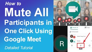 How to Mute All Participants in One Click | Mute All in Google Meet screenshot 4