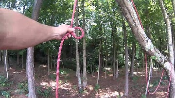 Zeppelin and Running Bowline made easy with the left overhand loop.