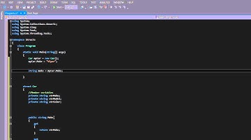 Learning C# - Lesson 6 - Data Structures