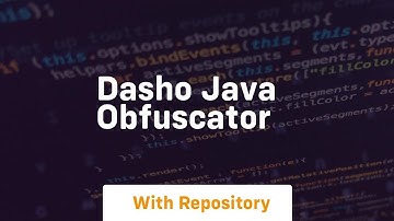 dasho java obfuscator