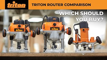 Triton Router Comparison | TRA001, MOF001 + TMNRTR - What’s the difference?