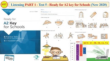 Ready for A2 key for Schools - Listening Part 1 - Test 5 (Transcript + Key)