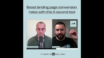 Boost landing page conversion rates with this 5 second test