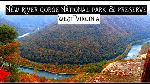 New River Gorge National Park & Preserve in the Fall | West Virginia | Sandstone Falls | Grand View