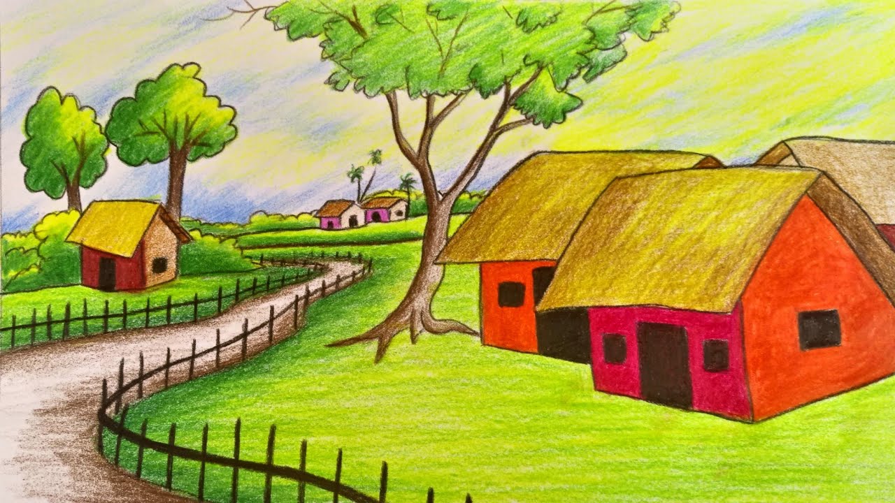 Featured image of post Colour Simple Landscape Drawing / In the comments below, tell us: