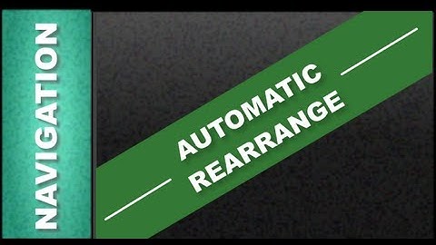 Web Designer Tutorials for Xara Web Designer 8 - Automatically Arrange Navigation Menu Lesson 79