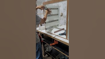 Como instalar corrediça telescópica - Montagem de gavetas #muebles #furniture #moveis #woodworking