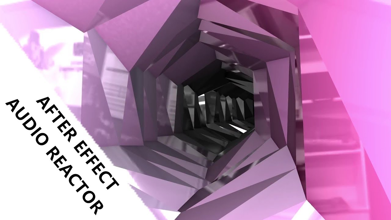Special audio reactor in a AFTER EFFECT made tunnel with DJ REMIX MUSIC ...