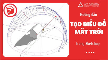 Hướng dẫn tạo biểu đồ mặt trời trong SketchUp | SketchUp Tutorial