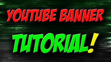 How To Make A YouTube Banner In Photoshop! Channel Art Tutorial!
