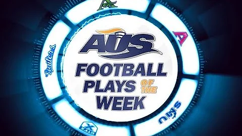 AUS Football Plays of the Week 2022 | Week 6