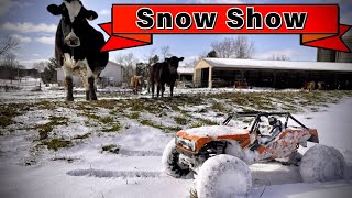 Sling’n Snow - slo mo style! Wraith 1.9 on AR60’s. by DRZ RC 83 views 3 months ago 4 minutes, 37 seconds