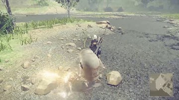 NieR: Automata - Controlling a machine