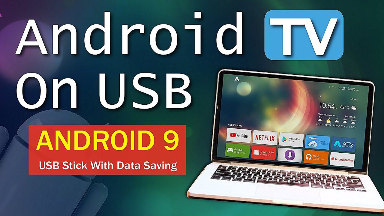 Android TV x86: How to install Android TV to a USB Device (Portable android os on usb)