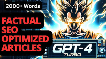 GPT-4 Turbo - Writing A 2000 Word Factual SEO Optimized Blog Post (INSANELY GOOD)