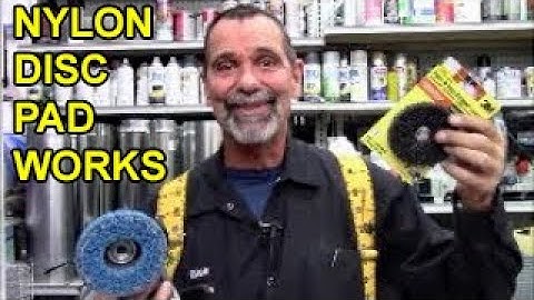 Nylon Disc Pad Removes Paint and Rust Like Nothing Else! - Strips Surface Fast with Little Damage