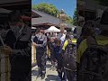 正午の黙祷中の右翼関係者の皆様、【終戦記念日】戦後80年、2025年8月15日、靖国神社⛩️