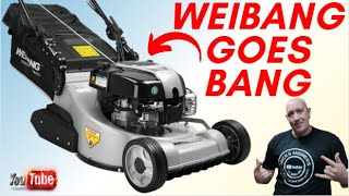 How to fit a new engine on a weibang lawnmower