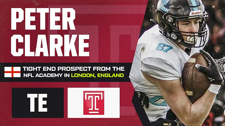 WATCH: NFL Academy TE Peter Clarke commits to Temple