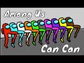 Among Us With Long Legs - French Can Can Animation Tribute