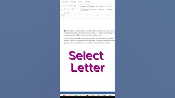 Drop Cap in MS Word 🔠 | Make Your First Letter Stylish! ✨ #drop #word #caps
