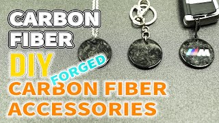 How to Make a Forged Carbon Fiber Keychain [DIY] (Making Silicone Mold & Parts)