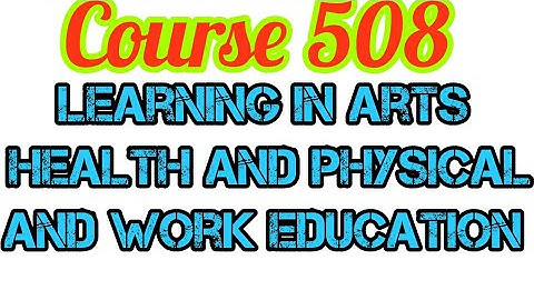 Course 508 Nios deled English lecture.