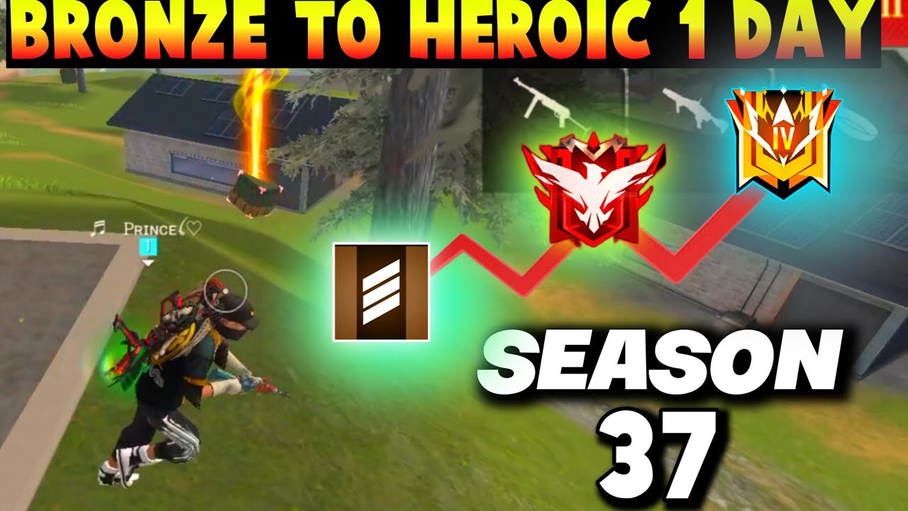 Br Rank Season 37 | Free Fire Solo Rank Push Tips And Tricks | How To ...